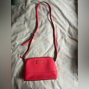 Bright pink Kate spade purse